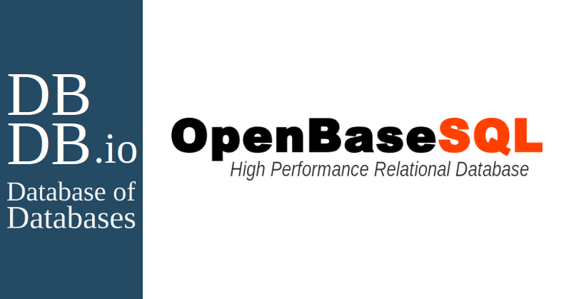 OpenBase SQL 10.0.5