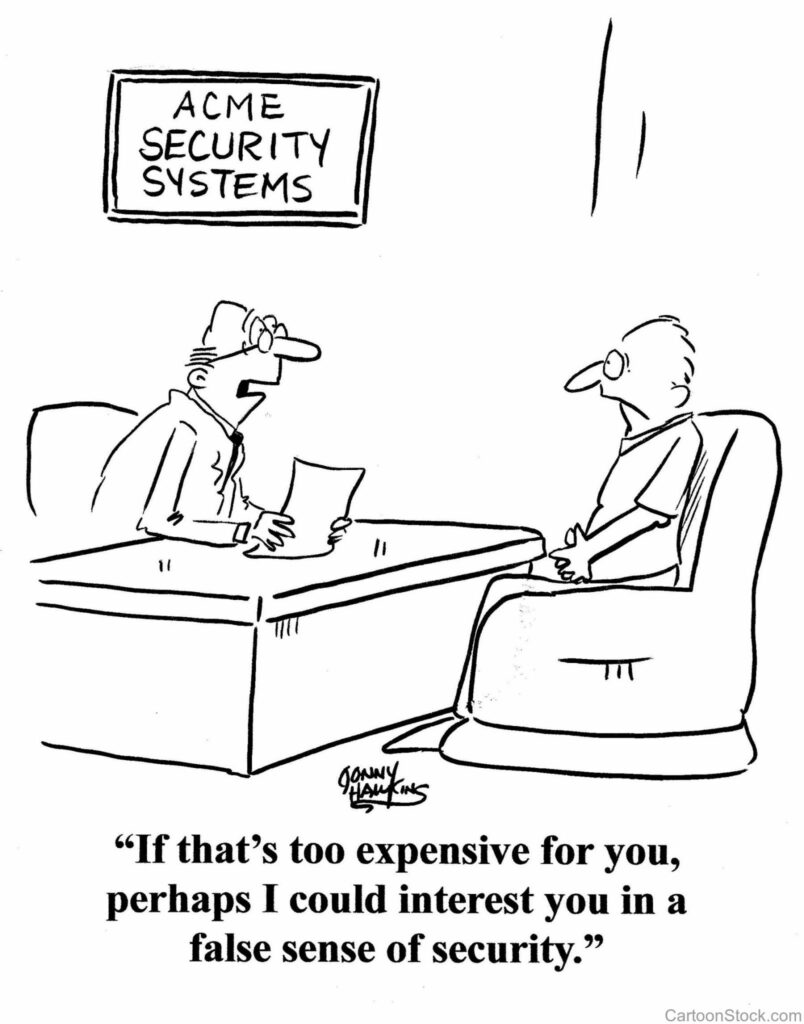False Sense of Security Comic