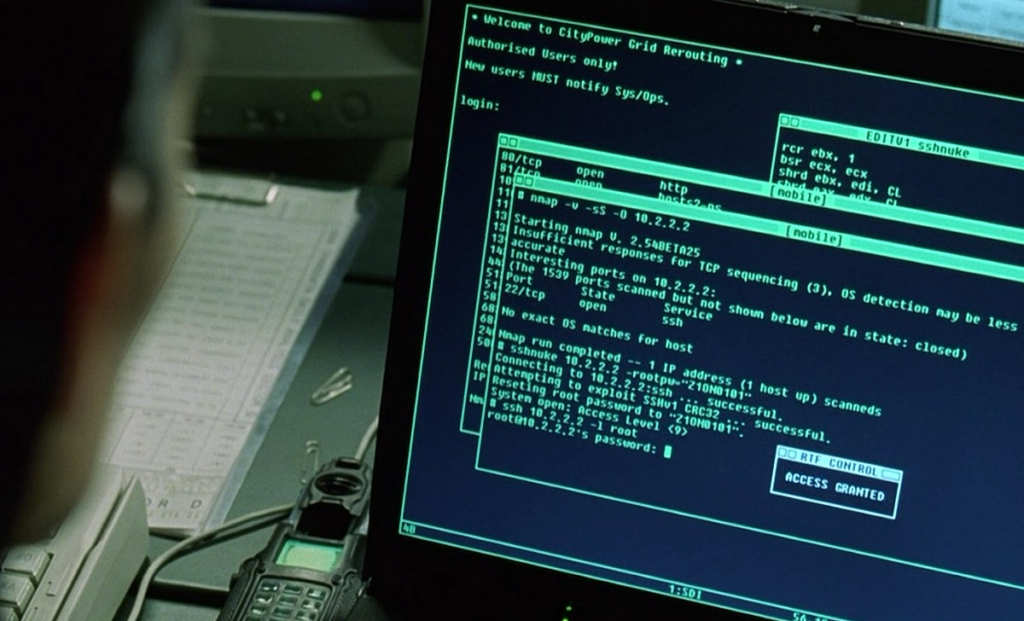 The Matrix Movie - NMAP Tool