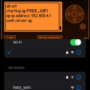 Flipper Zero tool spoofing WIFI hotspots.