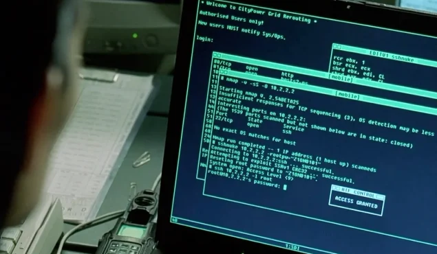 The Matrix Movie - NMAP Tool